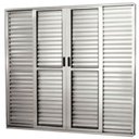 Ver imagem 3 de Porta Balcão de Alumínio 6 Folhas 210 x 200cm com Fechadura Linha 25 Esquadrias Bergamo