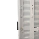 Ver imagem 5 de Porta Balcão de Alumínio 3 Folhas Móveis 210 X 120cm com Fechadura Linha 25 Esquadrias Bergamo