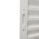 Ver imagem 4 de Porta Balcão de Alumínio 3 Folhas Móveis 210 X 120cm com Fechadura Linha 25 Esquadrias Bergamo