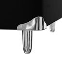 Ver imagem 4 de Cama Box Solteiro Molas Ensacadas Gemini 78x188x68 Montreal Branco/Preto