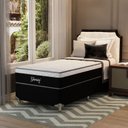 Ver imagem 5 de Cama Box Solteiro Molas Ensacadas Gemini 78x188x68 Yescasa
