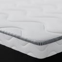 Ver imagem 7 de Cama Box Solteiro Molas Ensacadas Gemini 78x188x68 Montreal Branco/Preto