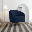 Ver imagem 1 de Poltrona Decorativa em Veludo Céu Yescasa