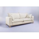 Ver imagem 6 de Sofá Fixo Odisseu 2 Lugares 1,60m Castellar Móbile Veludo Bege Claro