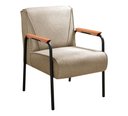 Ver imagem 1 de Poltrona Jade Cor:Linho Marrom 150