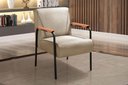 Ver imagem 2 de Poltrona Jade Cor:Linho Marrom 150
