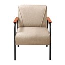 Ver imagem 3 de Poltrona Jade Cor:Linho Marrom 150
