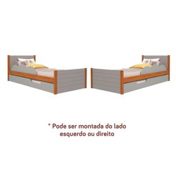 Colchão Solteiro Pérola Gray Polar (2un) + Bicama Elza Branco - 6