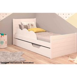 Colchão Solteiro Pérola Gray Polar (2un) + Bicama Elza Branco - 9