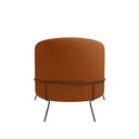 Ver imagem 5 de Poltrona Decorativa em Veludo Céu Yescasa Cobre Terracota