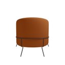 Ver imagem 5 de Poltrona Decorativa em Veludo Céu Yescasa Cobre Terracota
