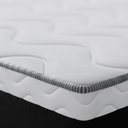 Ver imagem 3 de Cama Box Viúva Molas Ensacadas Gemini 128x188x68 Montreal Branco/Preto