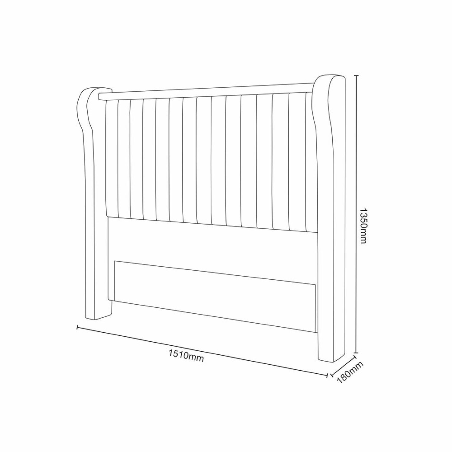 Cabeceira Casal 150cm Samara - 3
