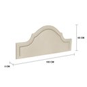Ver imagem 3 de Cabeceira Queen Estofada para Cama Box com Tachas 160x60cm Provençal Luxo Branco Off White/Prata