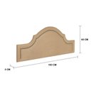 Ver imagem 3 de Cabeceira Queen Estofada para Cama Box com Tachas 160x60cm Provençal Luxo Bege/Fumê