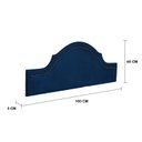 Ver imagem 3 de Cabeceira Queen Estofada para Cama Box com Tachas 160x60cm Provençal Luxo Azul/Fumê