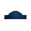 Ver imagem 2 de Cabeceira Queen Estofada para Cama Box com Tachas 160x60cm Provençal Luxo Azul/Prata