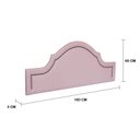 Ver imagem 3 de Cabeceira Queen Estofada para Cama Box com Tachas 160x60cm Provençal Luxo Rosa