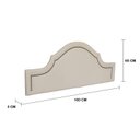 Ver imagem 3 de Cabeceira Queen Estofada para Cama Box com Tachas 160x60cm Provençal Luxo Branco