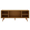 Ver imagem 3 de Rack para Tv até 60 Polegadas Vértice 2 Portas 100% Mdf Cinamomo/off White - Genialflex