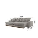 Ver imagem 3 de Sofá Duque Dois Módulos de 80cm B25cm Meu Sofá Online