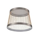 Ver imagem 1 de Plafon Nordecor Beys 2939 Led Bivolt Cinza / Dourado