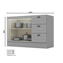 Ver imagem 6 de Cozinha Americana 6 Peças Cinza