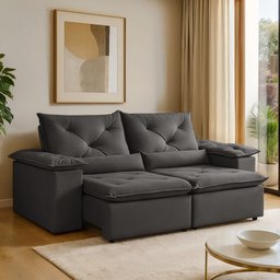Sofá Retrátil e Reclinável 2 Lugares 196cm Londres - 2