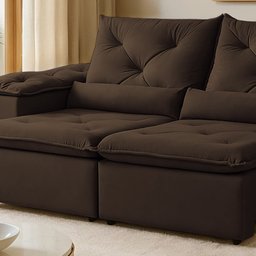 Sofá Retrátil e Reclinável 2 Lugares 196cm Londres - 12