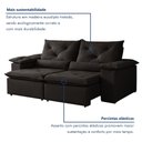 Ver imagem 7 de Sofá Retrátil e Reclinável 2 Lugares 196cm Londres