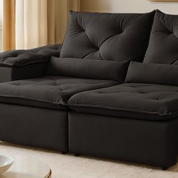 Sofá Retrátil e Reclinável 2 Lugares 196cm Londres - 12