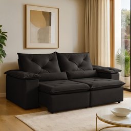 Sofá Retrátil e Reclinável 2 Lugares 196cm Londres - 2