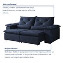 Ver mais imagens de Sofá Retrátil e Reclinável 2 Lugares 196cm Londres