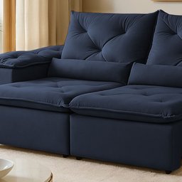 Sofá Retrátil e Reclinável 2 Lugares 196cm Londres - 12