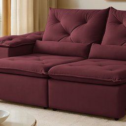 Sofá Retrátil e Reclinável 2 Lugares 196cm Londres - 12