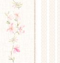 Ver imagem 3 de Papel de Parede Adesivo Listrado Floral Rosa Aquarela