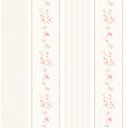 Ver imagem 2 de Papel de Parede Adesivo Listrado Floral Rosa Aquarela
