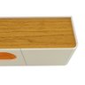 Rack para TV até 85 Polegadas com LED com Pés Vidro 210cm 100% MDF Nobre - 5