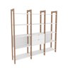 Estante para Livros Multiuso 5 Prateleiras 1,85x1,9m Haia Yescasa  - 2