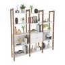 Estante para Livros Multiuso 5 Prateleiras 1,85x1,9m Haia Yescasa  - 5