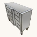 Ver imagem 4 de Cômoda Espelhada com 12 Gavetas 81x100x37cm