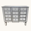 Ver imagem 1 de Cômoda Espelhada com 12 Gavetas 81x100x37cm