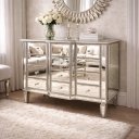 Ver imagem 2 de Cômoda Espelhada com 12 Gavetas 81x100x37cm