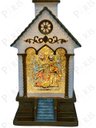 Ver imagem 3 de Peça Decorativa Igreja Natalina Sagrada Familia Musical com Led 28cm 14652-pl