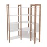 Estante para Livros Multiuso de Canto 1,85x1,33m Haia Yescasa - 2