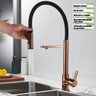 Torneira de Cozinha Monocomando Flexível com Saída de Água Filtrada (Bella - Rose Gold) - 8