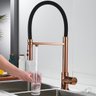 Torneira de Cozinha Monocomando Flexível com Saída de Água Filtrada (Bella - Rose Gold) - 5