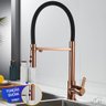 Torneira de Cozinha Monocomando Flexível com Saída de Água Filtrada (Bella - Rose Gold) - 6