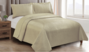 Ver imagem 1 de Kit Colcha Cetim Fashion Queen 3 Peças Dourada Sultan Realce Premium