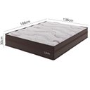 Ver imagem 3 de Colchão Casal Yescasa de Espuma 188mx138cmx30 Ortopedico Libia